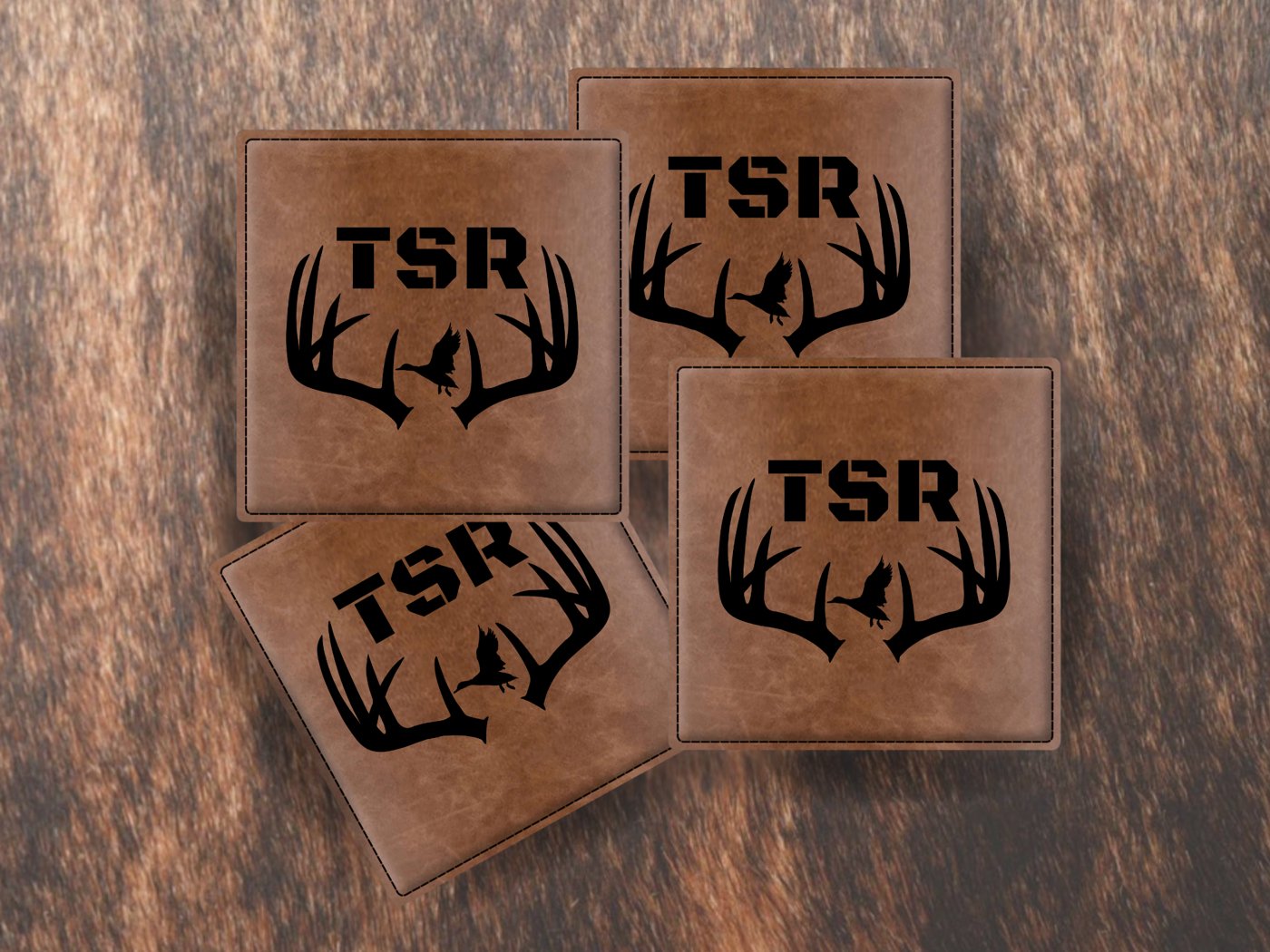 Leather Coaster ( 4 Pack )